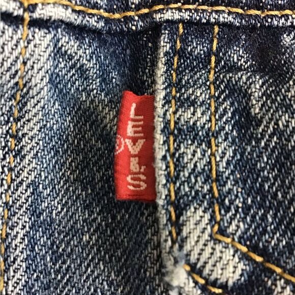 Levi’s Jean Jacket Big E Trucker Style Jacket Button J02 Vintage 80-90’s Size 38 - Picture 14 of 16